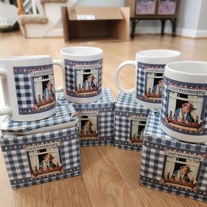 Set of 4 Vintage 1994 Good Housekeeping Coffee Cups Mugs